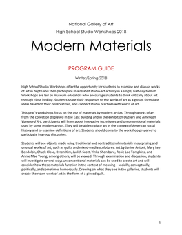 Modern Materials