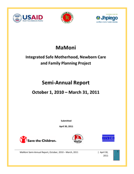 Mamoni Semi-Annual Report