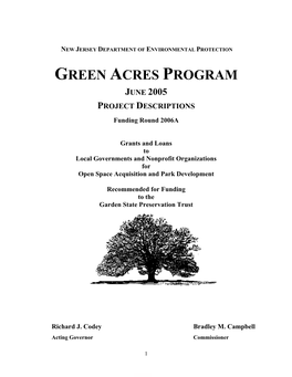 Press Package for Green Acres Pprogram, June 2005
