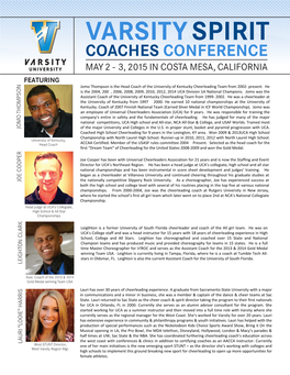 Varsity Spirit Coaches Conference