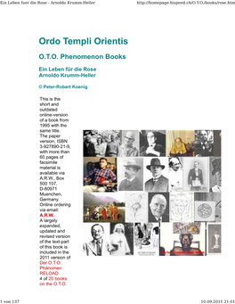 Ordo Templi Orientis