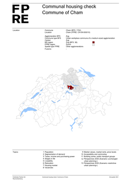 Communal Housing Check Commune of Cham