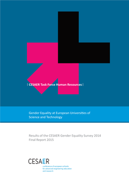 2. the CESAER Gender Equality Survey 2013/2014______3