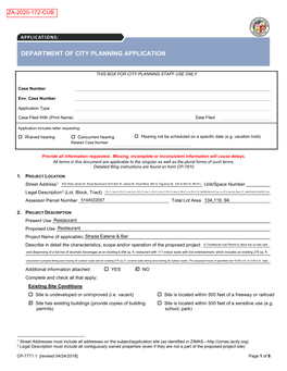 825 W. James M. Wood CUB Application Packet.Pdf