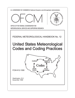 FEDERAL METEOROLOGICAL HANDBOOK No. 12