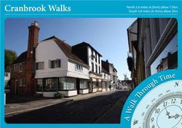 Cranbrook Walks South 3.8 Miles (6.1Kms) Allow 2Hrs