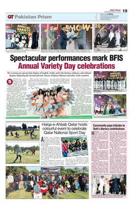 Spectacular Performances Mark BFIS Annual Variety Day Celebrations