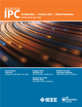 1 October 2020 • Virtual Conference