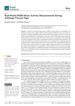 Real-World Fnirs Brain Activity Measurements During Ashtanga Vinyasa Yoga