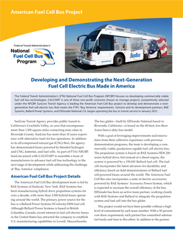 American Fuel Cell Bus Project