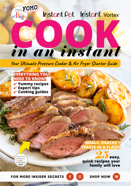 In an Instant Your Ultimate Pressure Cooker & Air Fryer Starter Guide