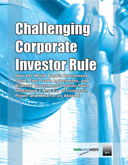 Challenging Corporate Investor Rule