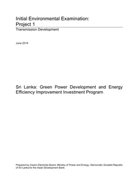 Green Power Development and Energy Efficiency Improvement Investment Program