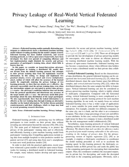 Privacy Leakage of Real-World Vertical Federated Learning