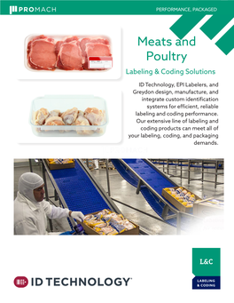 Meats and Poultry Labeling & Coding Solutions