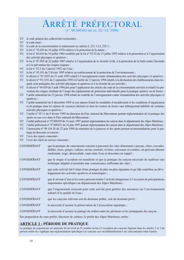 Arrêté Préfectoral (N° 98.000481-Bis Du 22/12/1998)