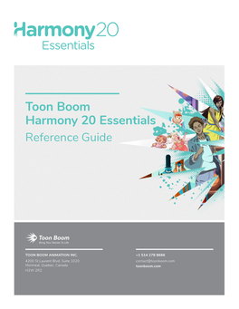 Toon Boom Harmony 20 Essentials: Reference Guide