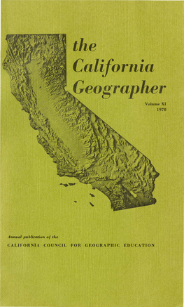 Geographer Volume XI 1970