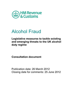 Alcohol Fraud Consultation