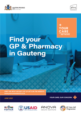 Find Your GP & Pharmacy in Gauteng