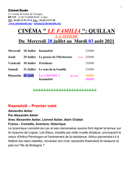 CINÉMA 