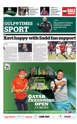 Xavi Happy with Sadd Fan Support ‘I Was Very Happy to Participate in This Qatar Classico’