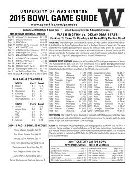 2015 Bowl Game Guide