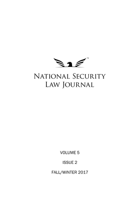 Volume 5, Issue 2 (Fall/Winter 2017) Isbn-13: 978-0-692-11069-0 Isbn-10: 0-692-11069-0 Articles