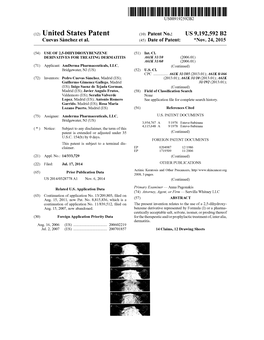 US 9192592 B2 Aug. 15, 2011, Now Pat No. 8815836, Which Is A