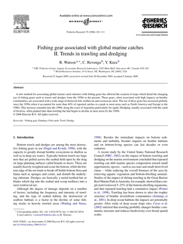 Fishing Gear Associated with Global Marine Catches II. Trends in Trawling and Dredging