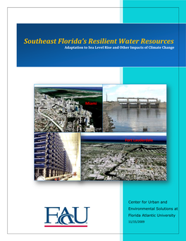 Southeast Florida's Resilient Water Resources