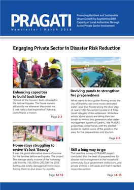 Engaging Private Sector in Disaster Risk Reduction