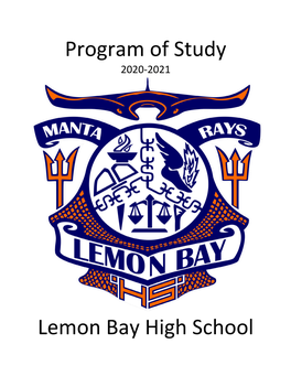 Program of Study Lemon Bay High School