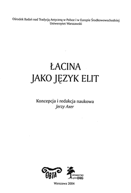 Łacina Jako Język Elit