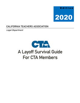 A Layoff Survival Guide for CTA Members