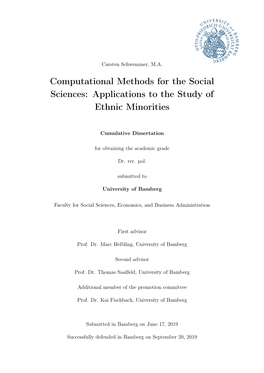 Applications to the Study of Ethnic Minorities