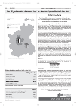 Der Eigenbetrieb Jobcenter Des Landkreises Spree-Neiße Informiert