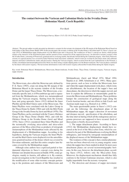 The Contact Between the Variscan and Cadomian Blocks in the Svratka Dome (Bohemian Massif, Czech Republic)