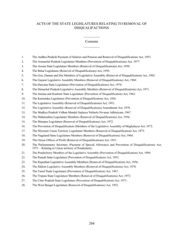 Acts of the State Legislatures Relating to Removal of Disqualifactions