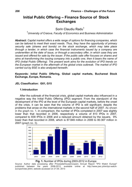 Initial Public Offering – Finance Source of Stock Exchanges