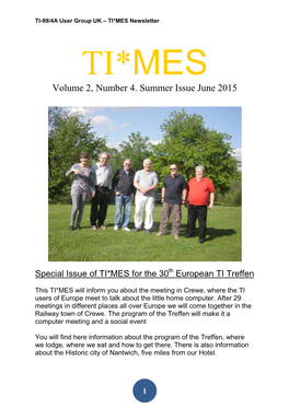Volume 2, Number 4. Summer Issue June 2015