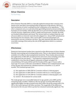 Silver Diamine Fluoride (SDF) | ACFF