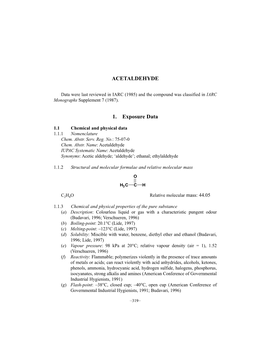 Acetaldehyde