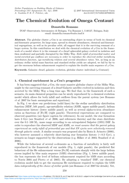 The Chemical Evolution of Omega Centauri