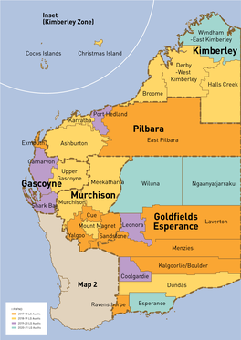 Ey Pilbara Kimberley Goldfields Esperance Gascoyne Murchison