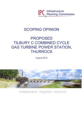 Scoping Opinion Proposed Tilbury C Combined Cycle