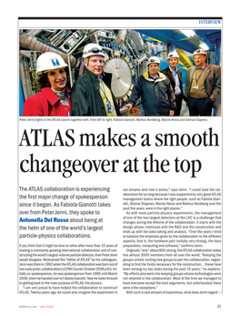 ATLAS Makes a Smooth Changeover at the Top