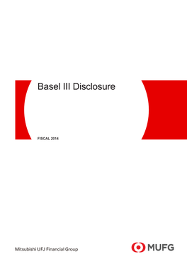 Basel III Disclosure