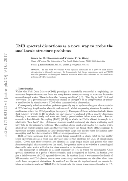 CMB Spectral Distortions As a Novel Way to Probe the Small-Scale Structure Problems