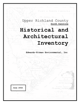 Historical and Architectural Inventory